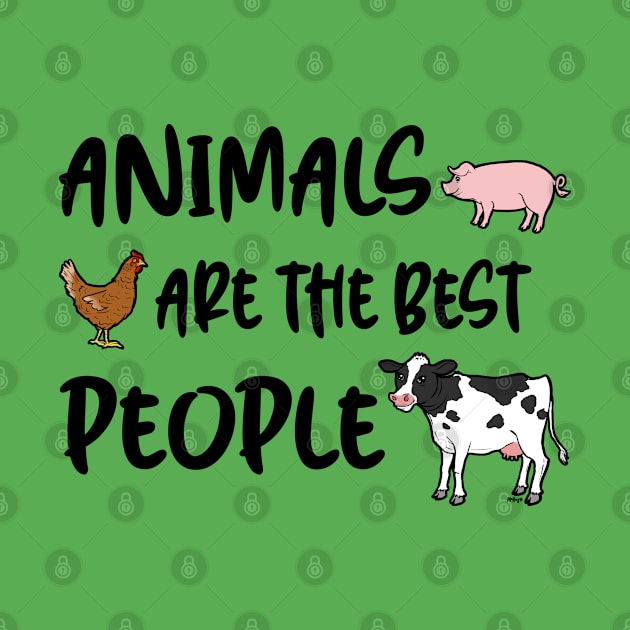 Animals are the Best People by mcillustrator