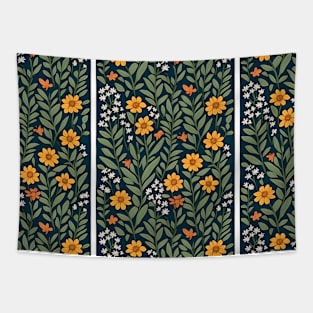 Floral Radiance Revival Tapestry