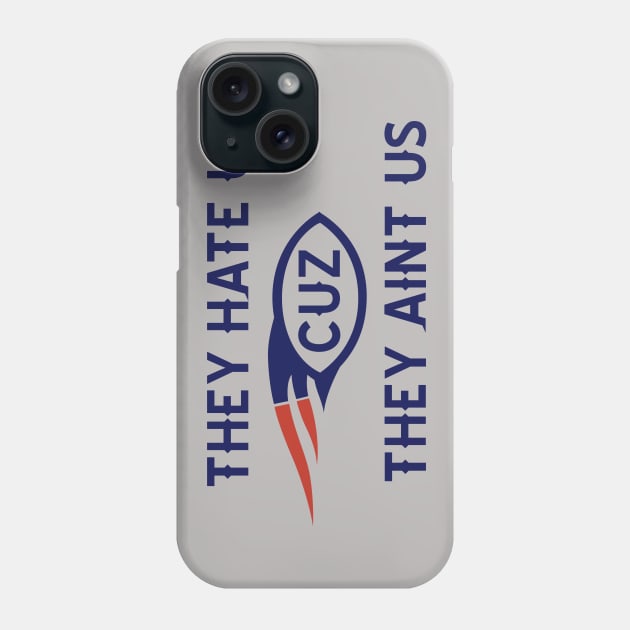 THEY HATE US CUZ THEY AINT US Phone Case by old_school_designs