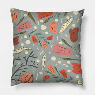 Floral Pattern Pillow