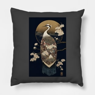 Kimono Stork Pillow