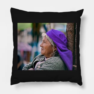 Old Woman. Pillow