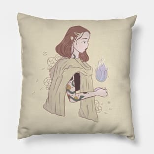 tattooed guardian Pillow