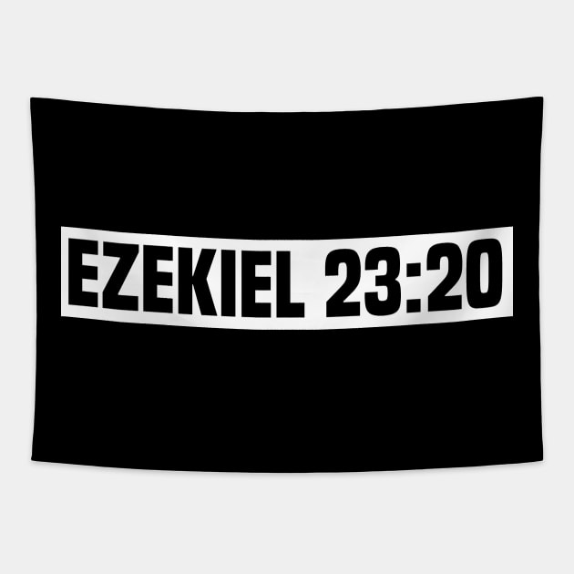 Ezekiel 23:30 Funny Atheist Tapestry by Mellowdellow