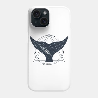 Tail Of A Whale. Geometric Style Phone Case