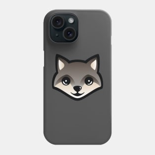 Gray Wolf Pup Phone Case