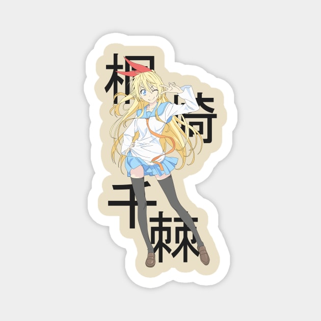 the Fake Girlfriend - Nisekoi Magnet by oncemoreteez