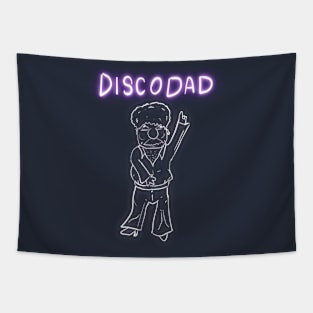 Disco dad t shirt mug coffee apparel Tapestry