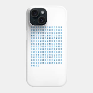 200 digit prime numbers (cyan rectangles) Phone Case