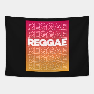 Reggae Typography Tapestry