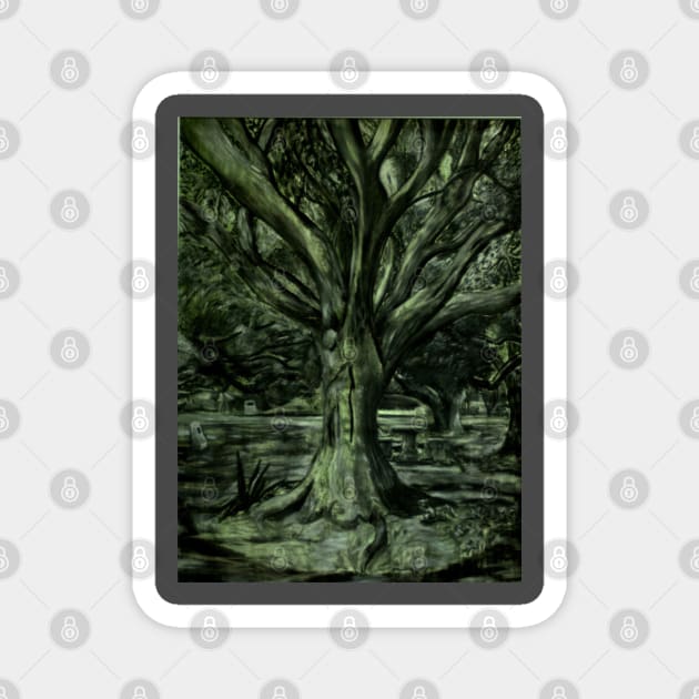 Live Oak Tree Magnet by MuseMints