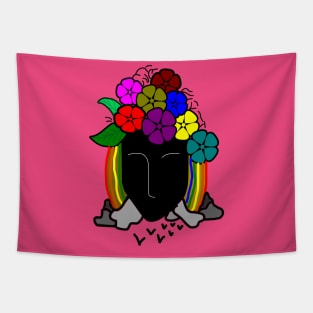 Black lady pride Tapestry