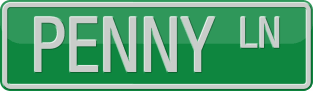 Penny Lane Street Sign T-shirt Magnet