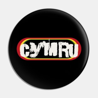 Cymru, authentic official Welsh supporter Pin