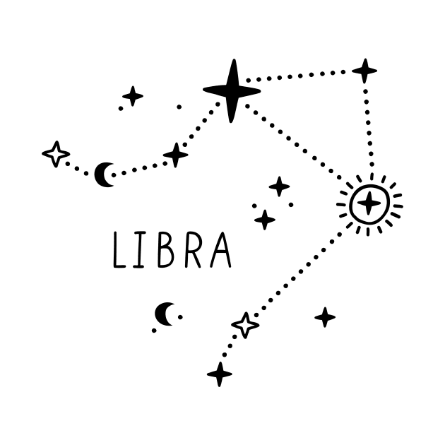 Libra Astrology sign by Lunaly Creations 