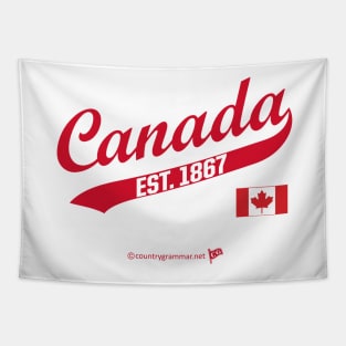 Canada1867 Ultimate Script Tapestry