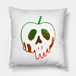 Poison Apple Inspired Silhouette Pillow