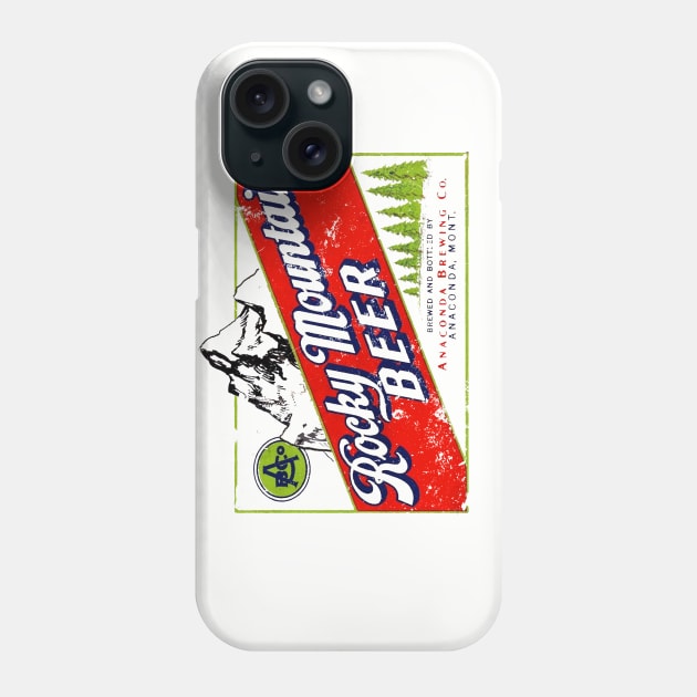 Rocky Mountain Beer Phone Case by retrorockit