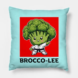 Brocco-Lee | Broccoli Pun Pillow