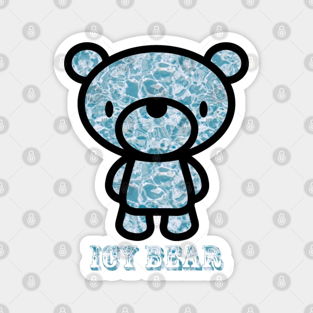 Icy Bear Magnet by BIBLIOTEECA