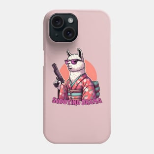 Shooting llama Phone Case