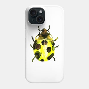 Yellow Ladybug Phone Case