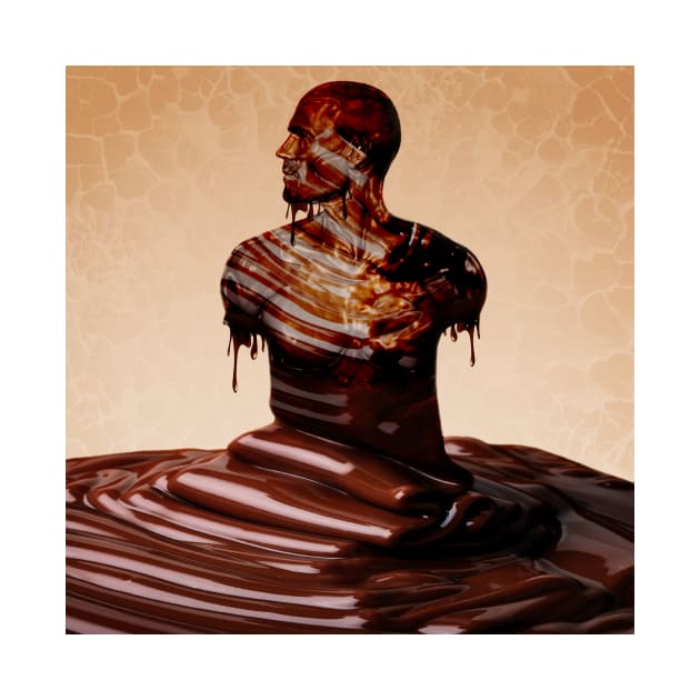 Melting Chocolate Man by Marian Voicu