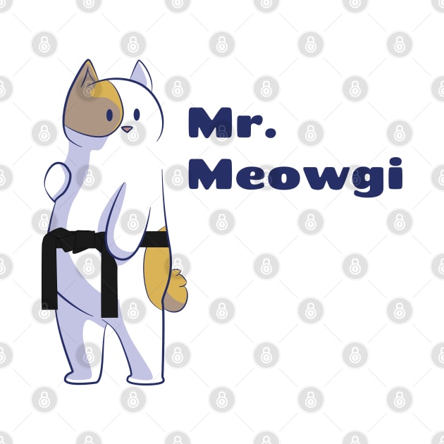 Mr. meowgi, the karate cat by Made by Popular Demand