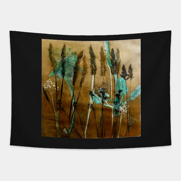 Morington Peninsula Grassland  1 Tapestry by BillyLee