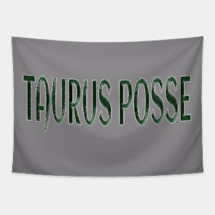 Taurus Posse - Emerald Green Effect - Back Tapestry