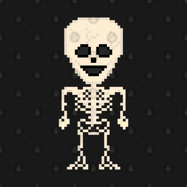 Pixel Monster Skeleton by gkillerb