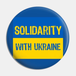 Solidarity with Ukraine Pin