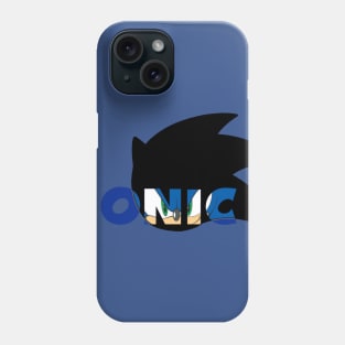 Sonic The Hedgehog Logo w/ Face Phone Case