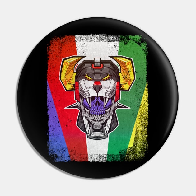 Voltskull Pin by RynoArts