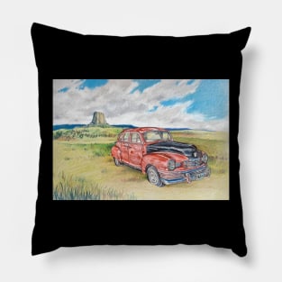 Nash at Devils Tower Pillow