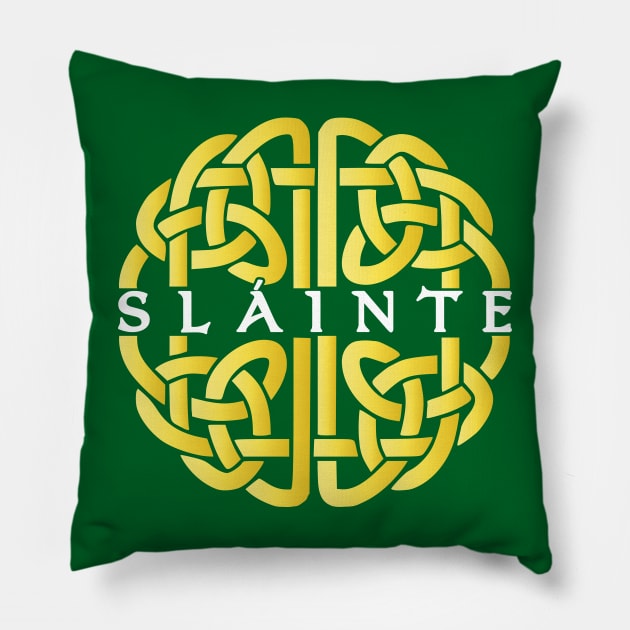 Slainte Pillow by Miranda Nelson