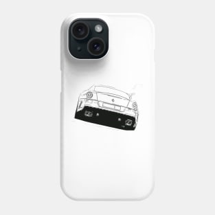 599 GTO Wireframe Phone Case