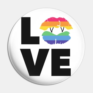 Love Pride Diversity Vampire Kiss Pin