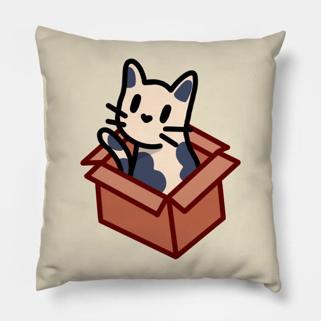 Milk Cat Pillow by MoonSugarCake