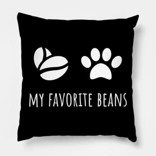 Toe Beans and Coffee Beans Pillow