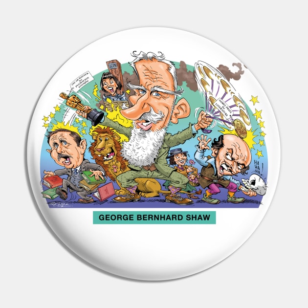 George Bernhard Shaw Pin by PLAYDIGITAL2020