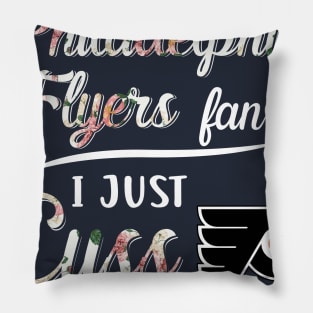 The Philadelphia Flyers hockey fan Pillow