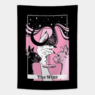 Pink Tarot card The Wine Tapestry