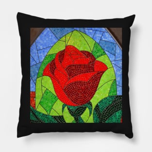The Red Rose Pillow