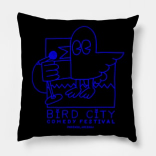 Logo #2 in Royal Blue Pillow