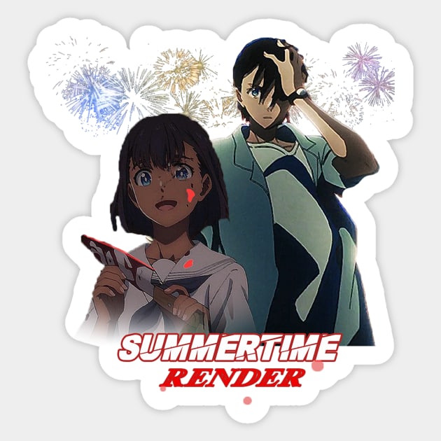 Anime Summer Time Rendering SHINPEI AJIRO USHIO KOFUNE MIO Poster