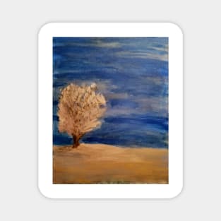 A lonely tree in the desert Magnet