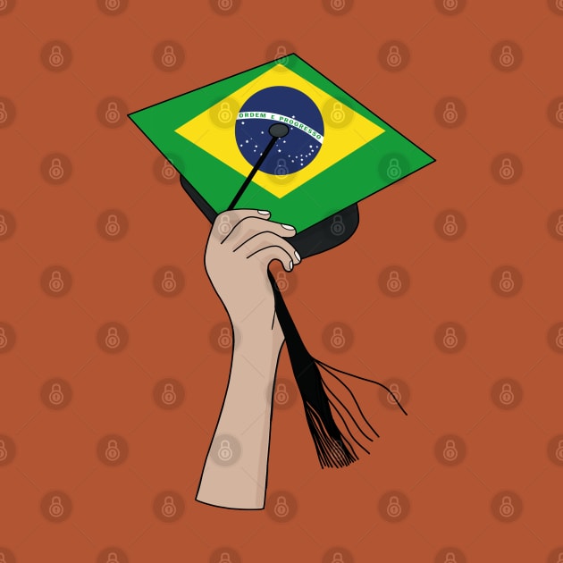 Holding the Square Academic Cap Brazil by DiegoCarvalho