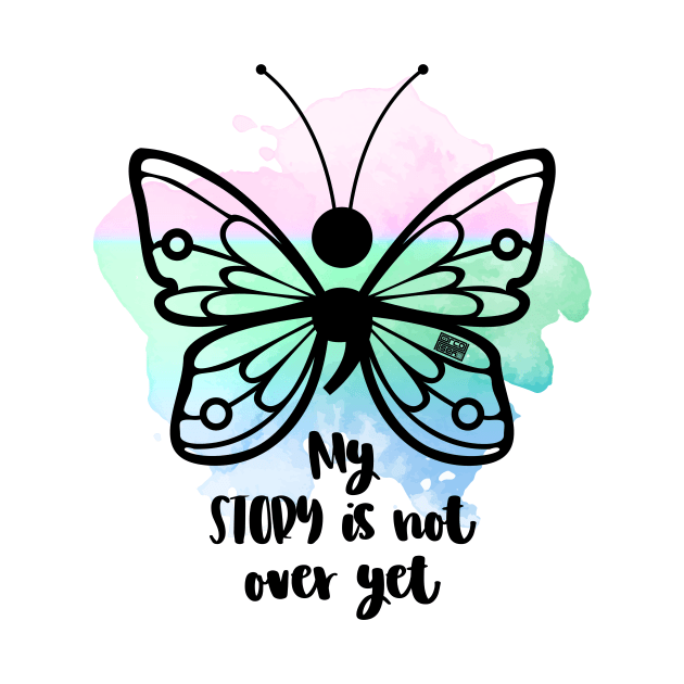 BUTTERFLY (;) DEPRESSION LGBTQ POLYSEXUAL PRIDE FLAG by porcodiseno