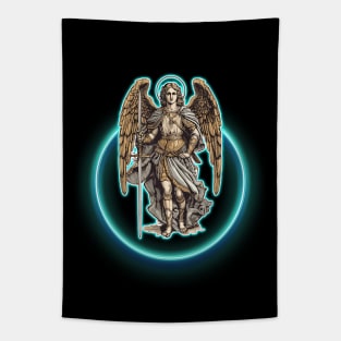 Saint Michael Archangel Tapestry